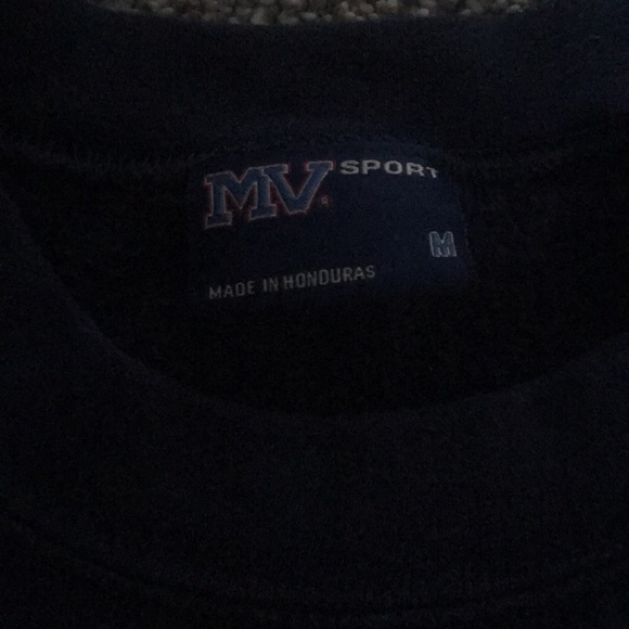 Embroidered NAVY sweatshirt - Picture 2 of 2